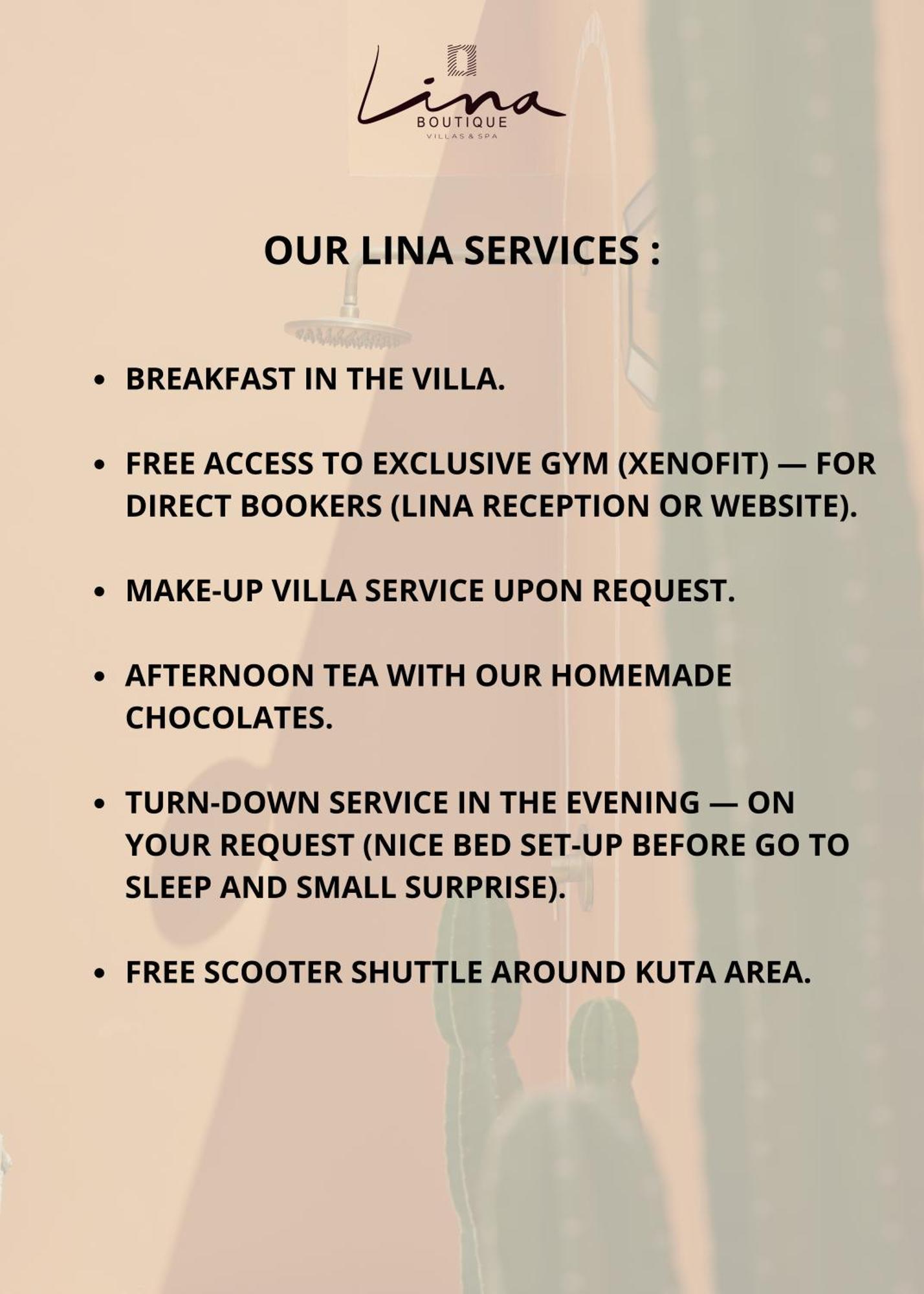 Lina Boutique Villas And Spa Kuta  Екстер'єр фото